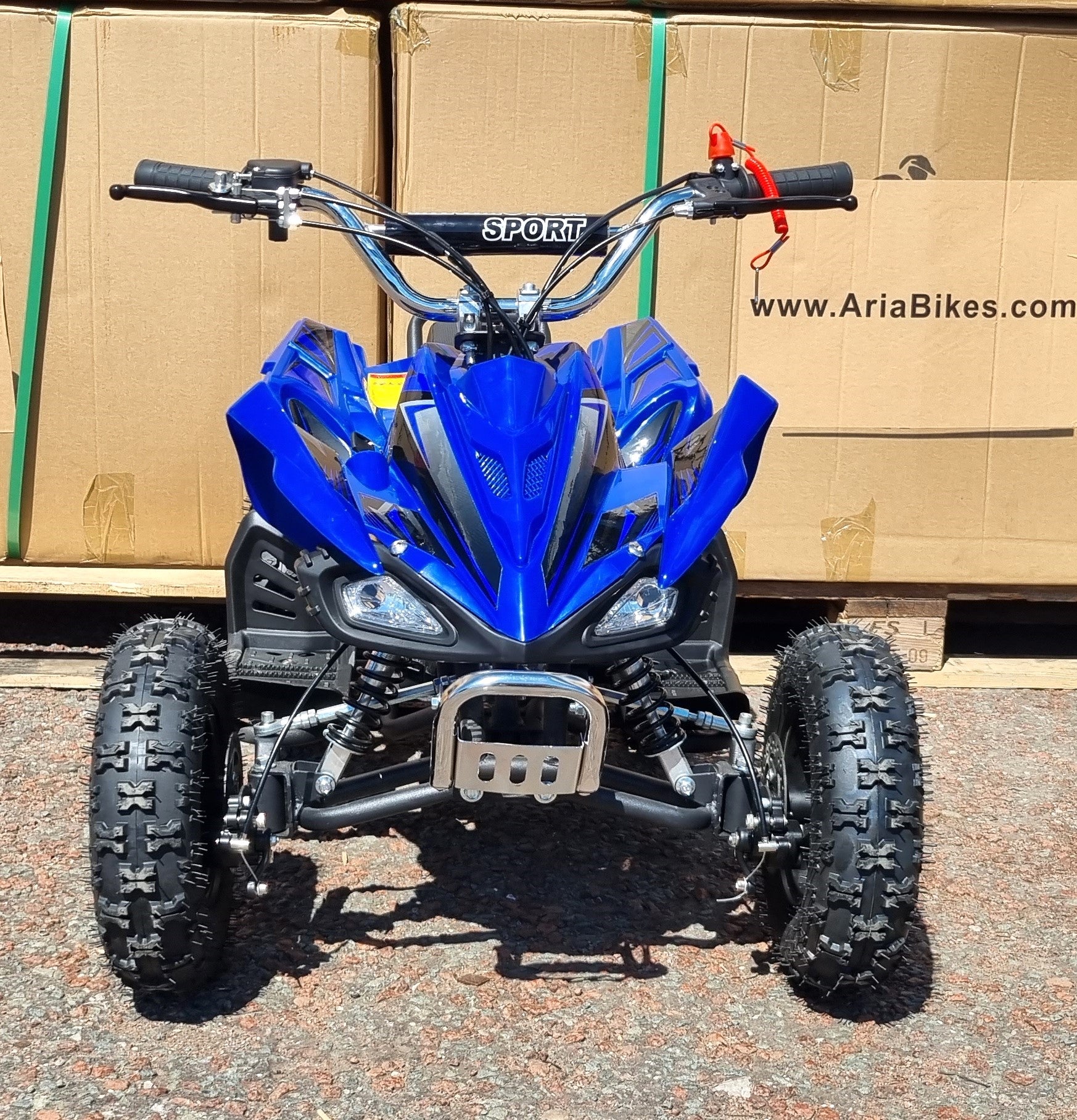50cc – XTL Mini Quad – Blue – Aria Bikes