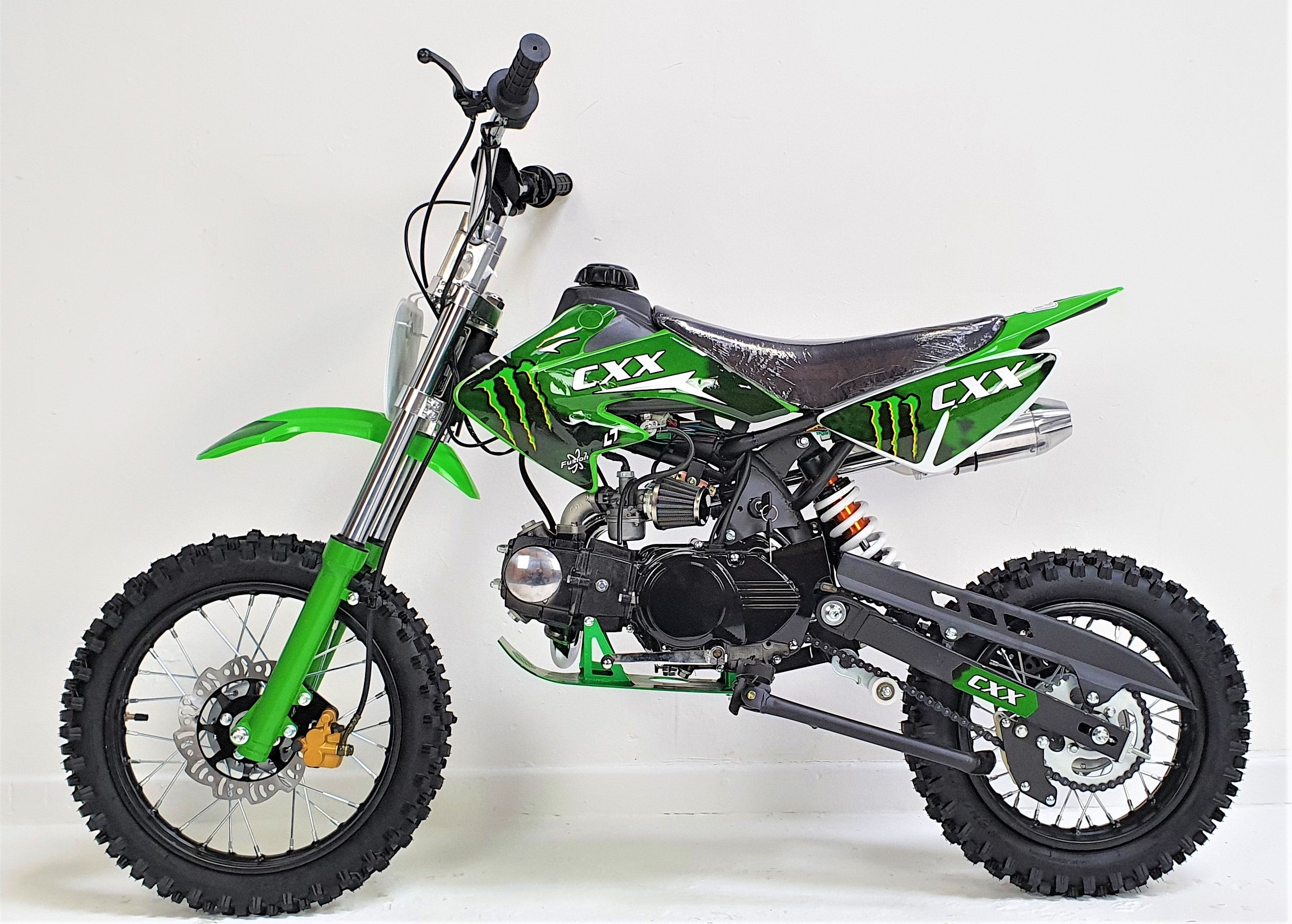 125cc – CXX – Kick Start – Green – Aria Bikes