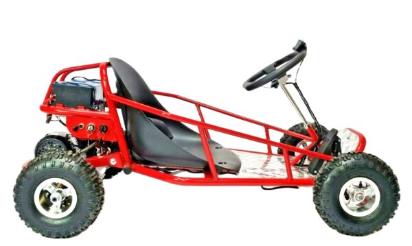 500W Electric - Mini Moto Go-Kart - Red - Image 4