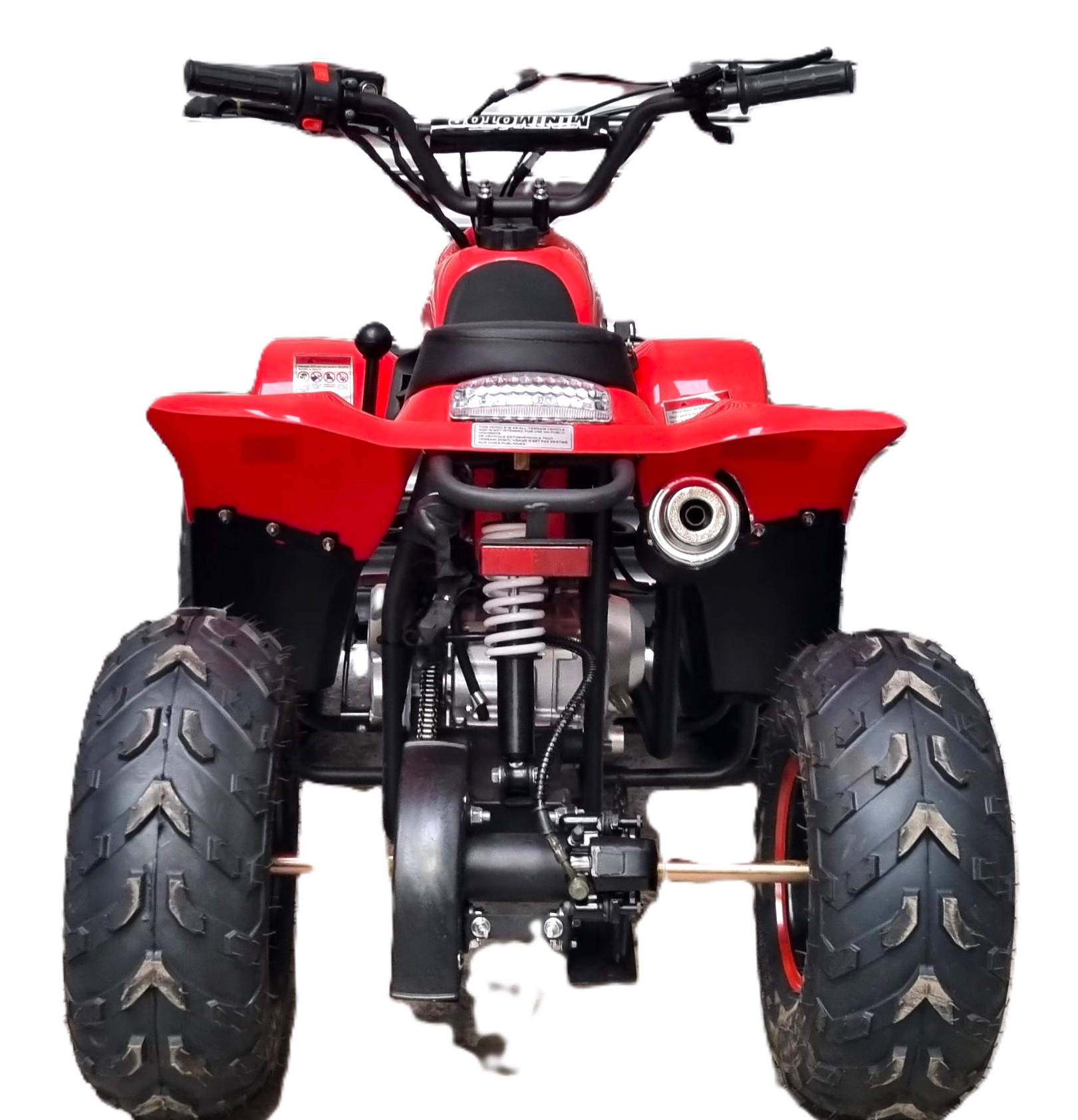 110cc Quad Bike - Red - Image 6