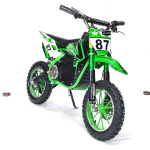 800w Electric Mini Dirt Bike - Green