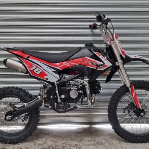 125cc Dirt Bike Big Wheel Black/Red
