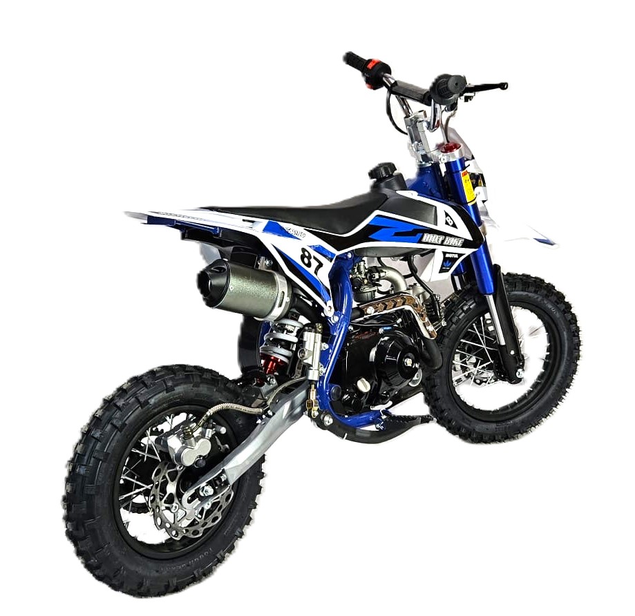 90cc Dirt Bike Automatic Blue - Image 2