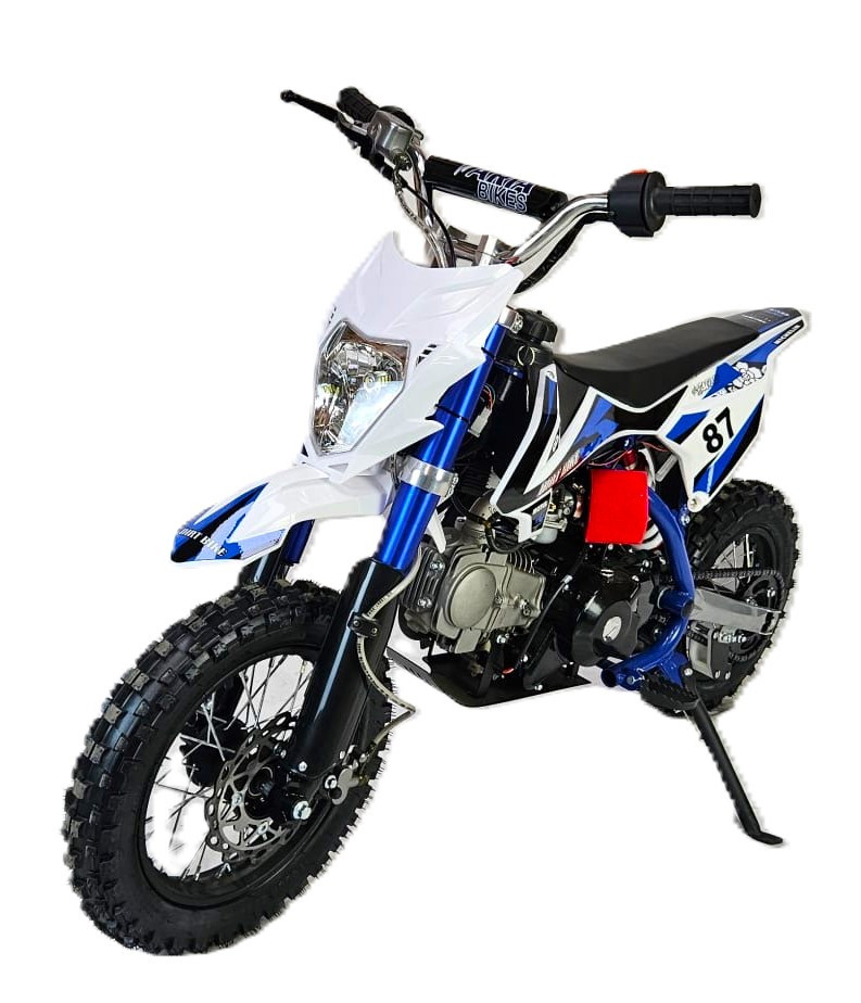 90cc Dirt Bike Automatic Blue - Image 3