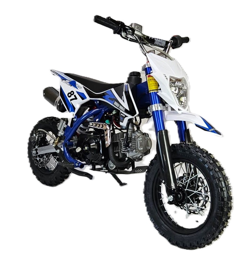 90cc Dirt Bike Automatic Blue - Image 4