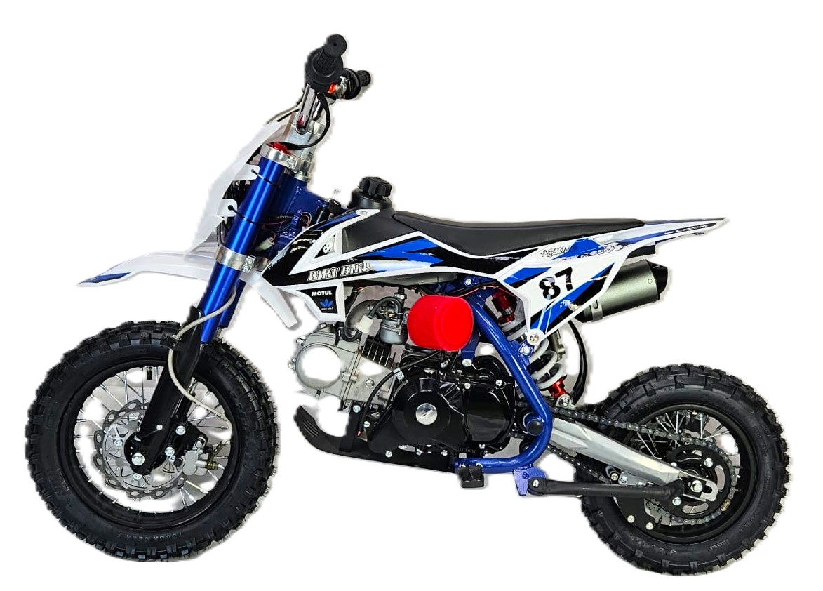 90cc Dirt Bike Automatic Blue - Image 5