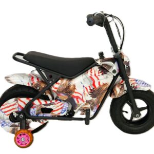 250W 24Volt 12Ah Electric Monkey Motorbike- White