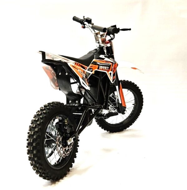 2000W 60V Electric Dirt Bike Orange - Image 5
