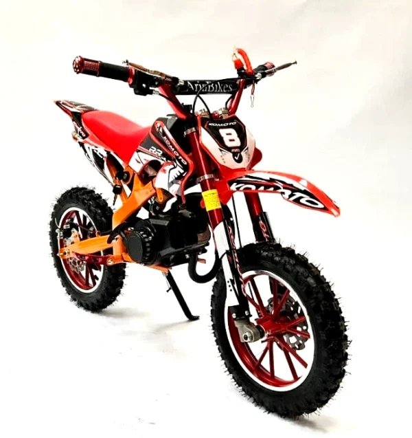50cc Mini Dirt Bike  DB49-2 Red - Image 4