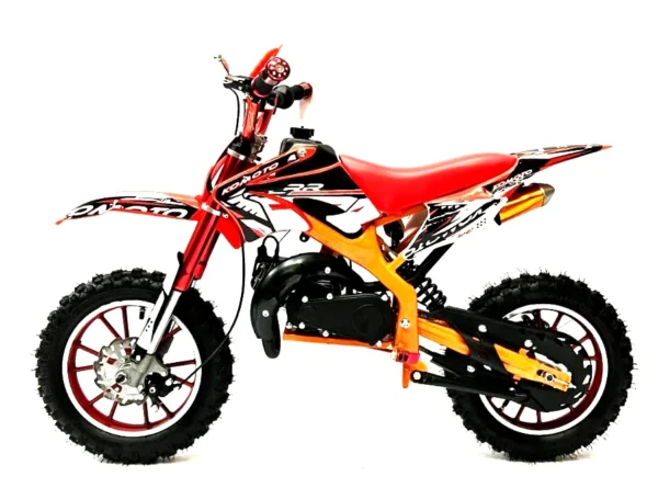 50cc Mini Dirt Bike  DB49-2 Red - Image 2
