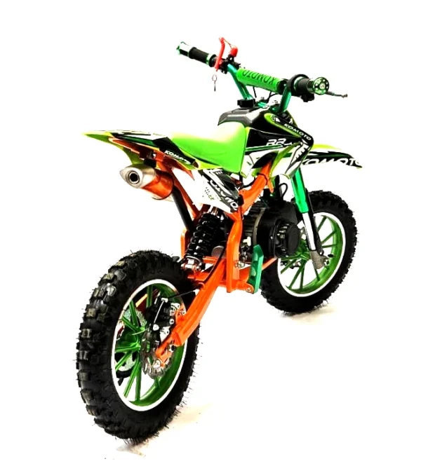 50cc Mini Dirt Bike  DB49-2 GREEN - Image 4