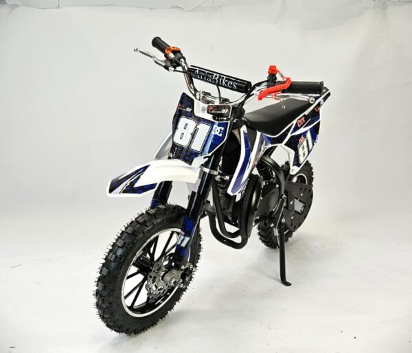 50cc Mini Dirt Bike CXX Blue - Image 5