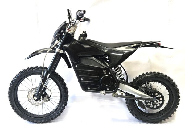 2000W 60V Electric Dirt Bike Black - Image 3