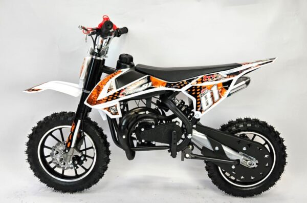 50cc Mini Dirt Bike CXX Orange - Image 5