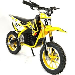 800w Electric Mini Dirt Bike - Yellow