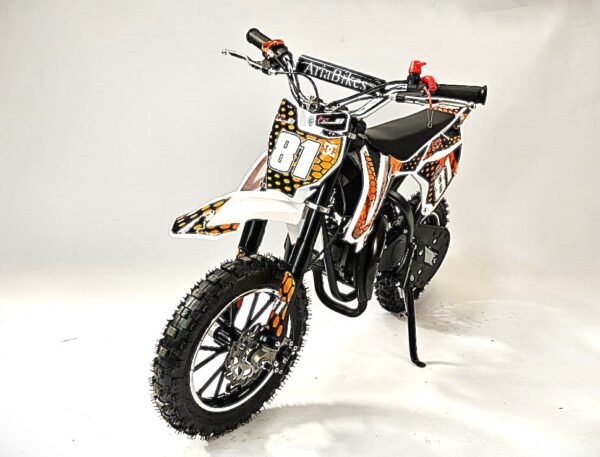50cc Mini Dirt Bike CXX Orange - Image 3