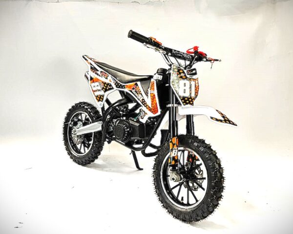 50cc Mini Dirt Bike CXX Orange - Image 2