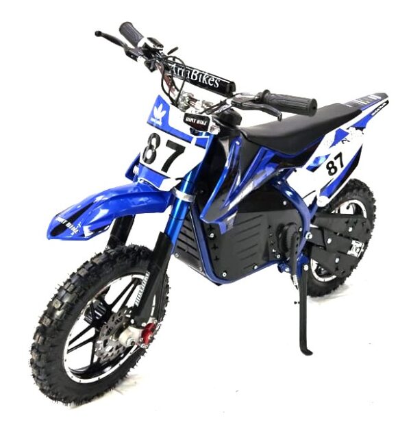 1000w Electric Mini Dirt Bike - Blue - Image 2
