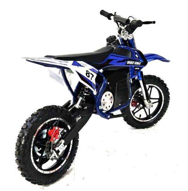 1000w Electric Mini Dirt Bike - Blue - Image 4