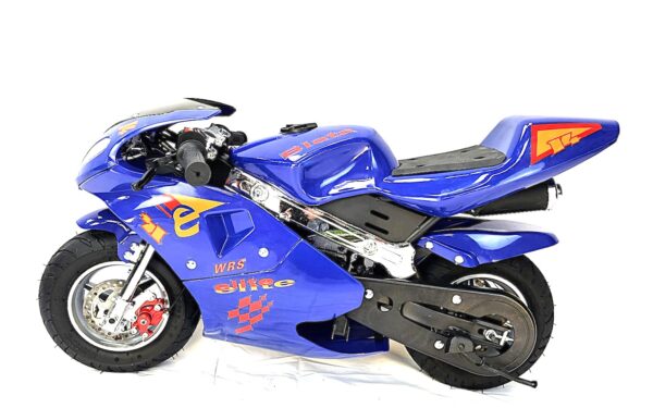 Mini Moto Racing Bike Blue - Image 3