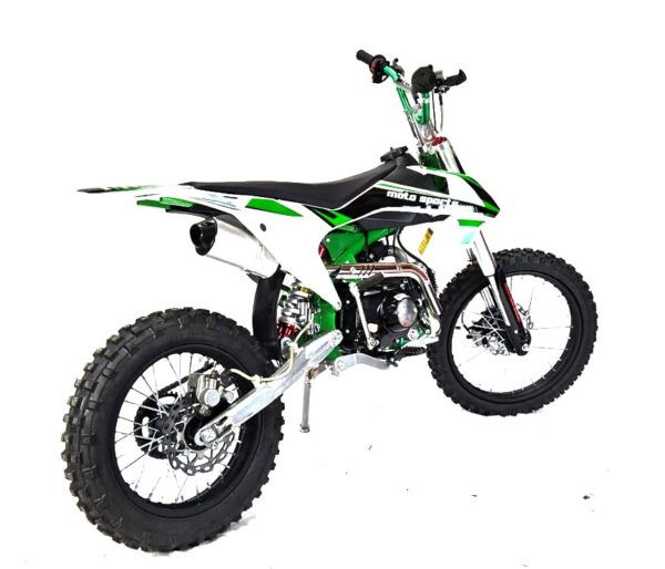 125cc Dirt Bike Electric Start - Green - Image 6