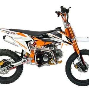 125cc Dirt Bike Electric Start - Orange