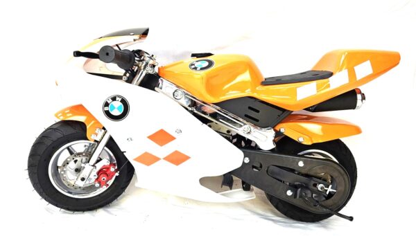 Mini Moto Racing Bike Orange - Image 4