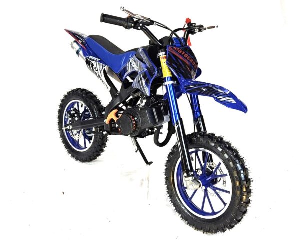 50cc Mini Dirt Bike  VTX - Blue - Image 2