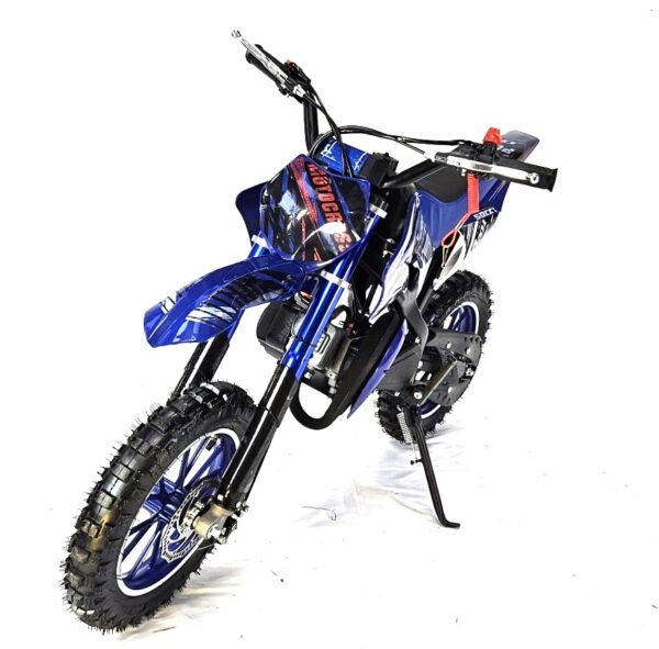 50cc Mini Dirt Bike  VTX - Blue - Image 3