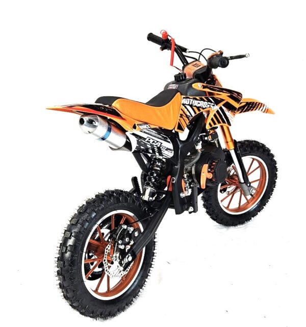 50cc Mini Dirt Bike  VTX - Orange - Image 6