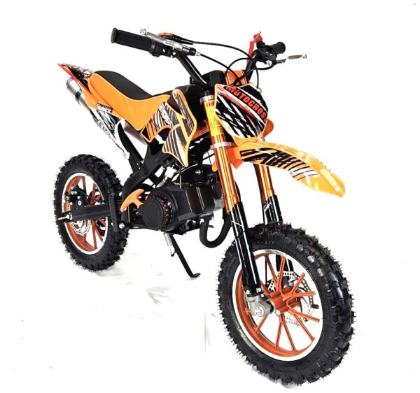 50cc Mini Dirt Bike  VTX - Orange - Image 5