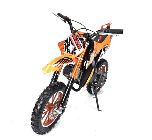 50cc Mini Dirt Bike  VTX - Orange - Image 4