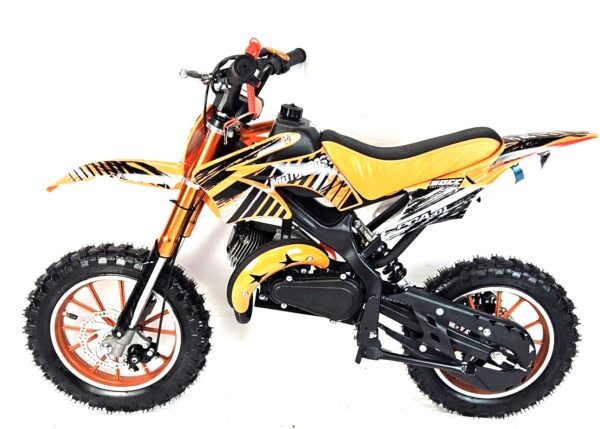 50cc Mini Dirt Bike  VTX - Orange - Image 3