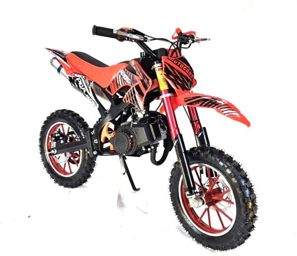50cc Mini Dirt Bike  VTX - Red - Image 3