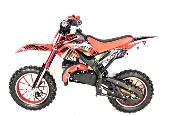 50cc Mini Dirt Bike  VTX - Red - Image 6