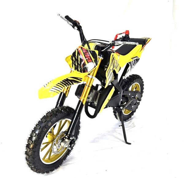 50cc Mini Dirt Bike  VTX - Yellow - Image 3