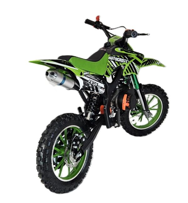 50cc Mini Dirt Bike  VTX - Green - Image 4