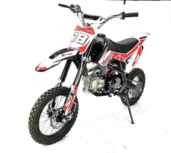 125cc Dirt Bike Semi-Automatic Black - Image 6