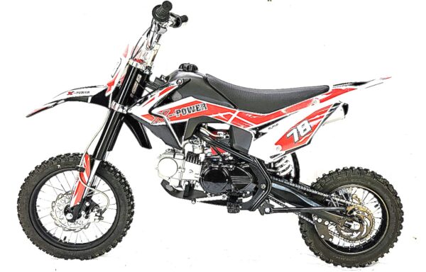 125cc Dirt Bike Semi-Automatic Black - Image 5