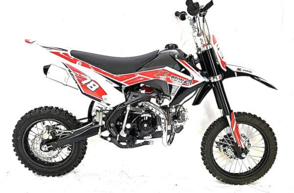 125cc Dirt Bike Semi-Automatic Black