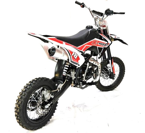 125cc Dirt Bike Semi-Automatic Black - Image 3