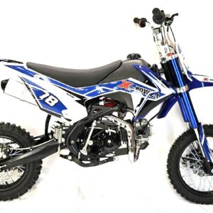 125cc Dirt Bike Semi-Automatic Blue