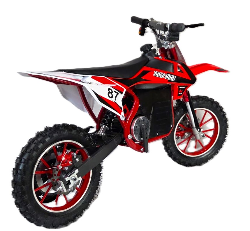 1000w Electric Mini Dirt Bike - Red - Image 3