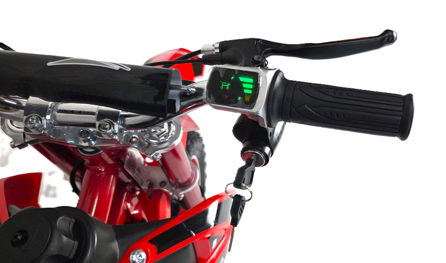 1000w Electric Mini Dirt Bike - Red - Image 5