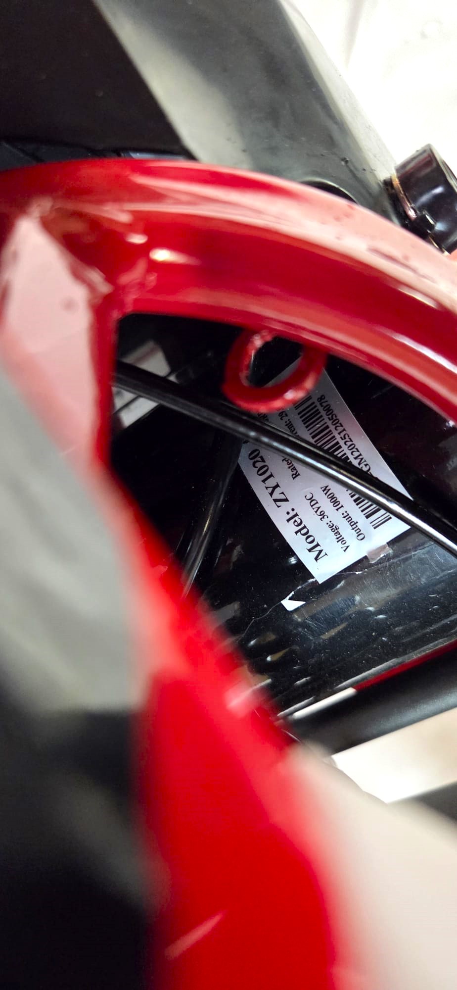 1000w Electric Mini Dirt Bike - Red - Image 7