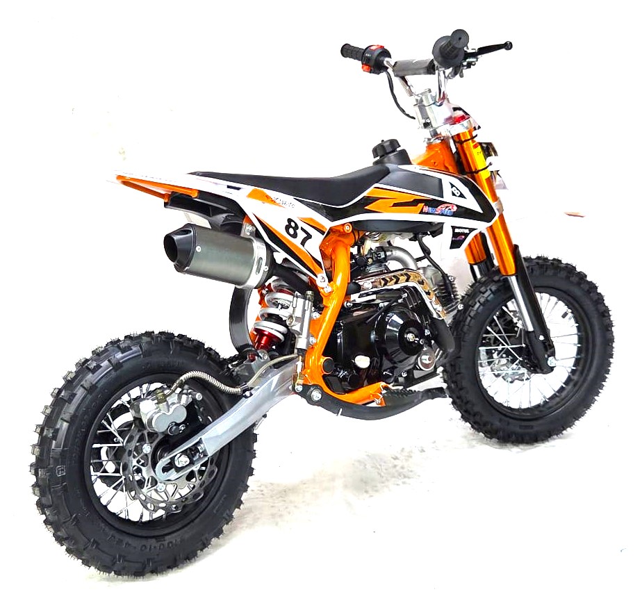 90cc Dirt Bike Automatic - Orange - Image 2
