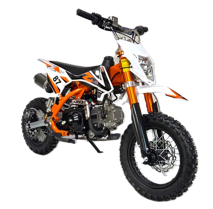 90cc Dirt Bike Automatic - Orange - Image 3