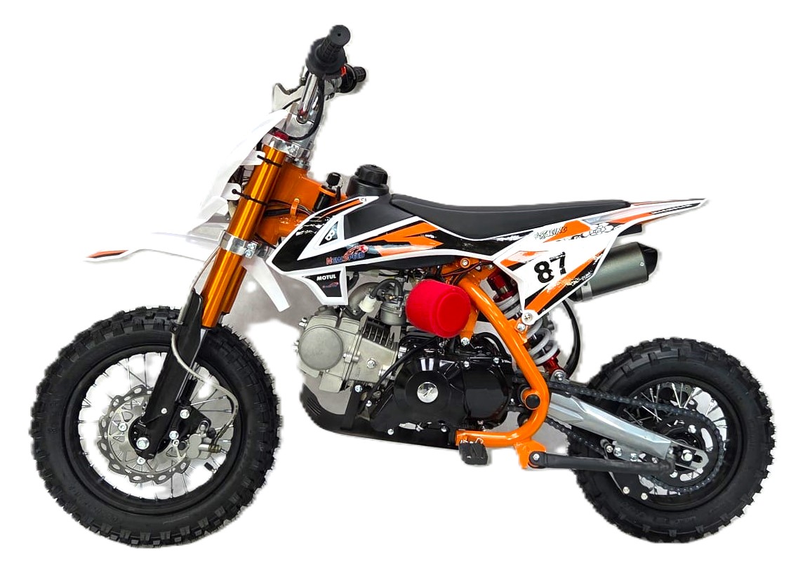 90cc Dirt Bike Automatic - Orange - Image 5