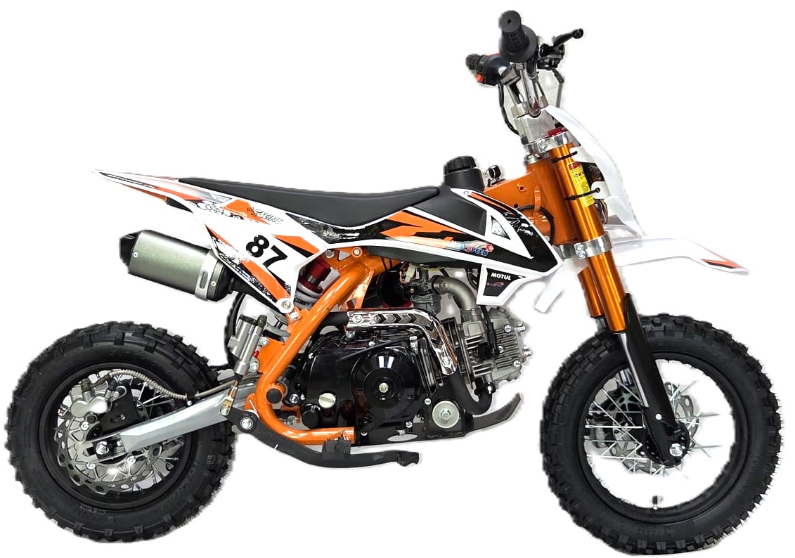 90cc Dirt Bike Automatic - Orange