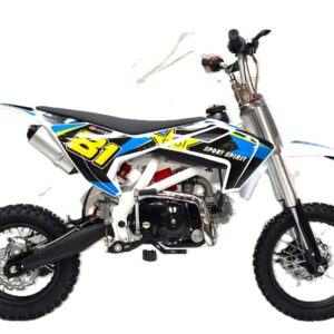 110cc Dirt Bike Semi-Automatic Blue